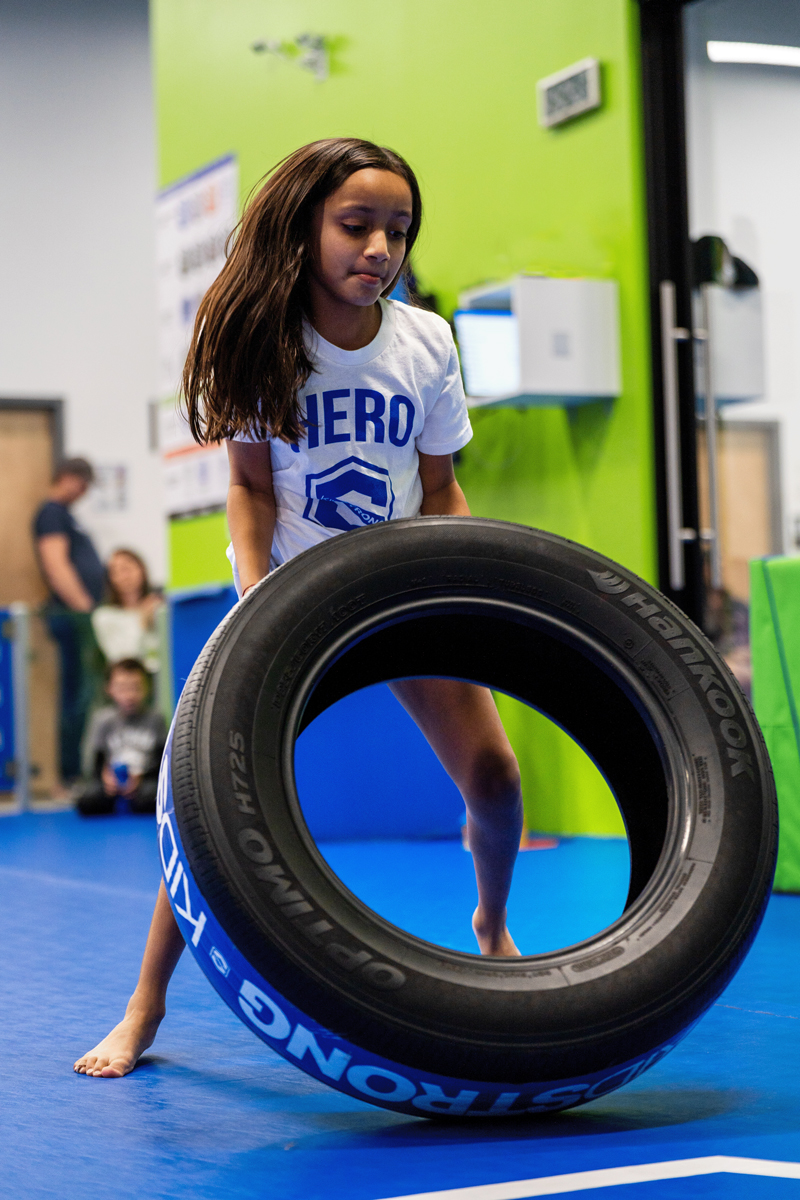 Kids participating in KidStrong activities