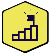 Focused on progression icon