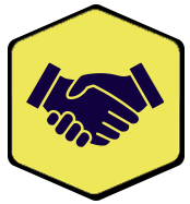 Social greeting icon