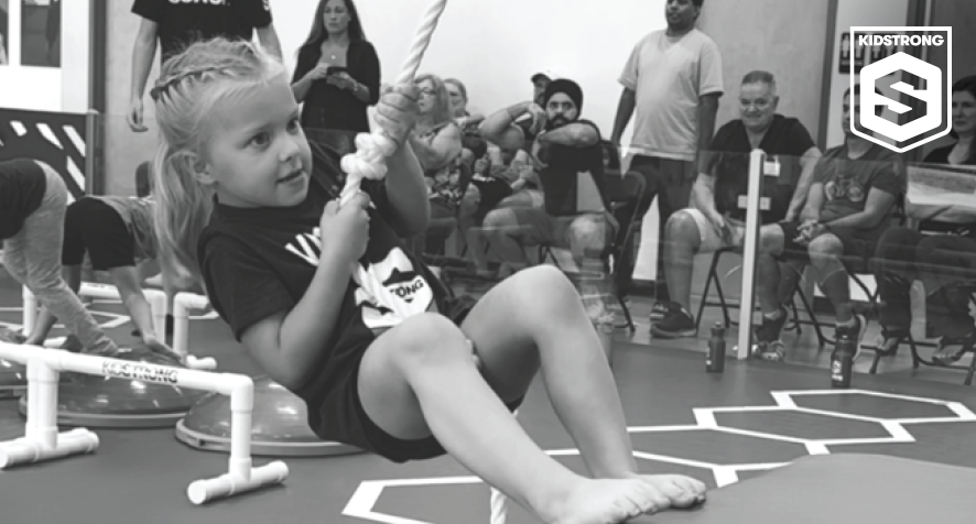 Kids training at KidStrong